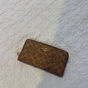 Coach Signature Brown Wallet